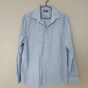 Michael Kors Men's 16.5 - 34/35 Regular Fit AirSoft Stretch Cotton Dress Shirt
